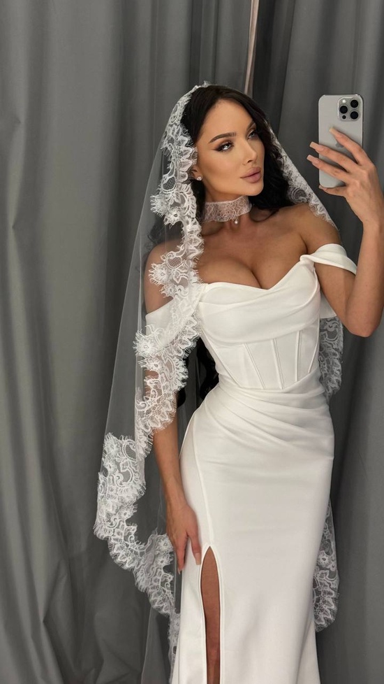 Утягивающее свадебное платье по фигуре